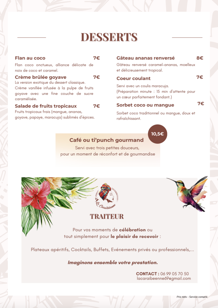 desserts