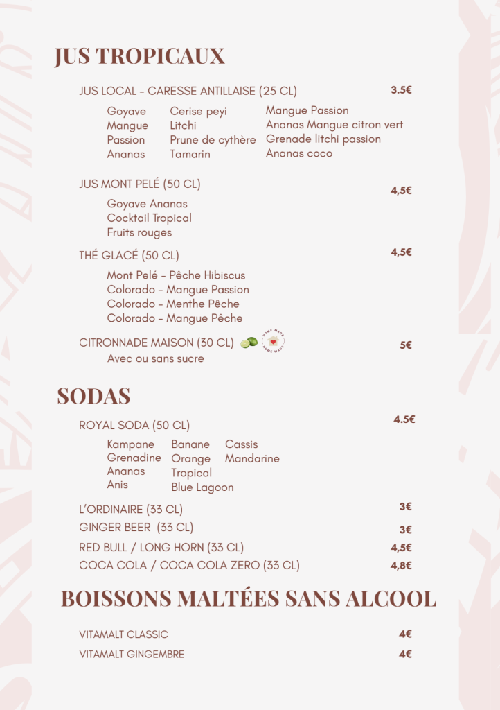 les boissons